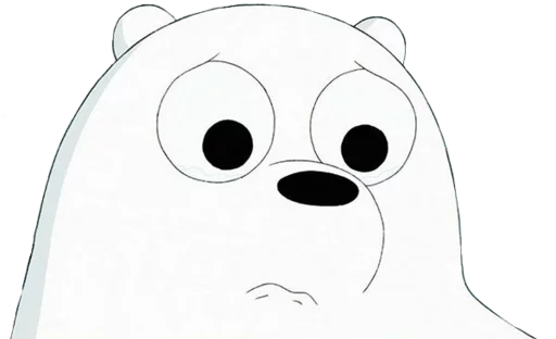 😢 Стикер «WBB - Ice Bear» для Telegram