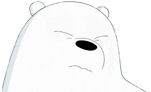 😭 Стикер «WBB - Ice Bear» для Telegram