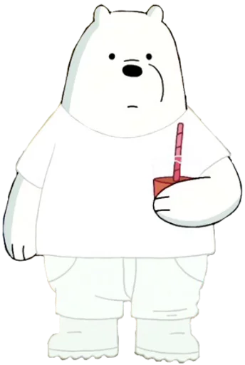 🍹 Стикер «WBB - Ice Bear» для Telegram