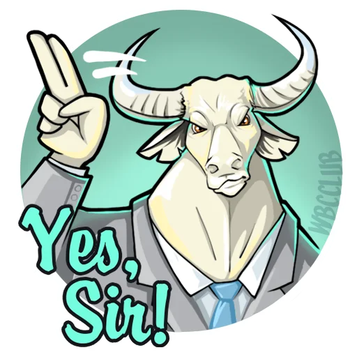 👍 Стикер «WBCCLUB» для Telegram