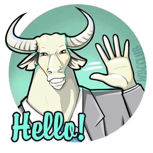 🖐 Стикер «WBCCLUB» для Telegram