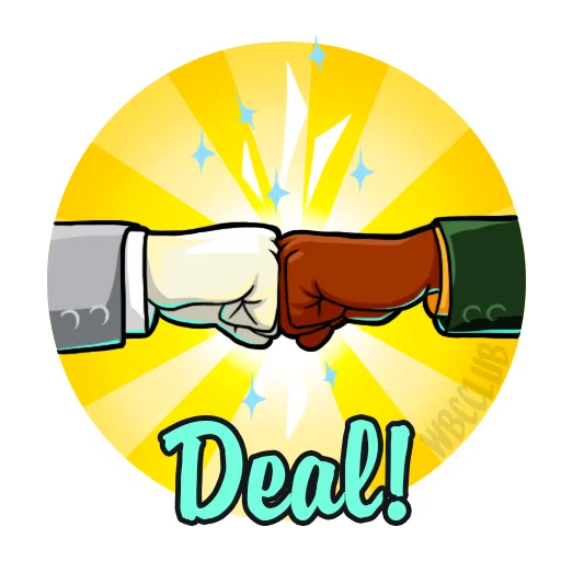 🤝 Стикер «WBCCLUB» для Telegram