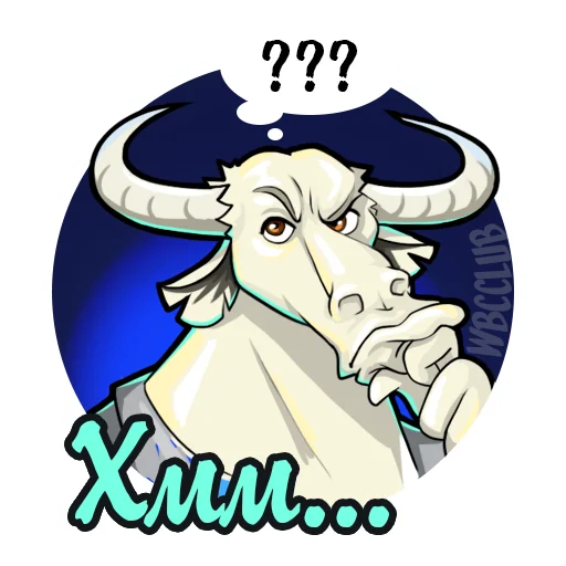 🤔 Стикер «WBCCLUB» для Telegram