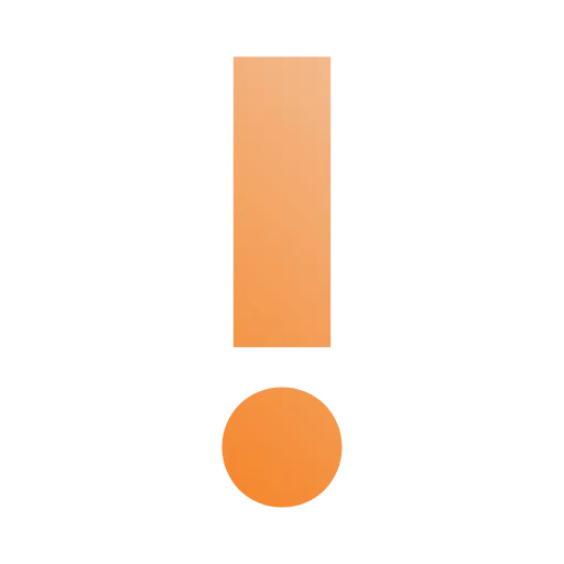 ❕ Эмодзи «Оранжевые и синие цифры и иконки» для Telegram