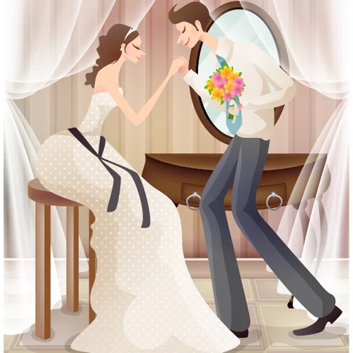👫 Стикер «Wedding» для Telegram