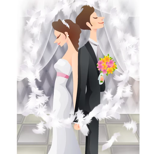 👫 Стикер «Wedding» для Telegram