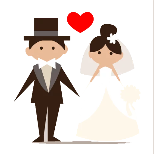 Стикерпак Wedding для Telegram