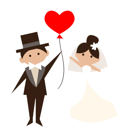 🎈 Стикер «Wedding» для Telegram