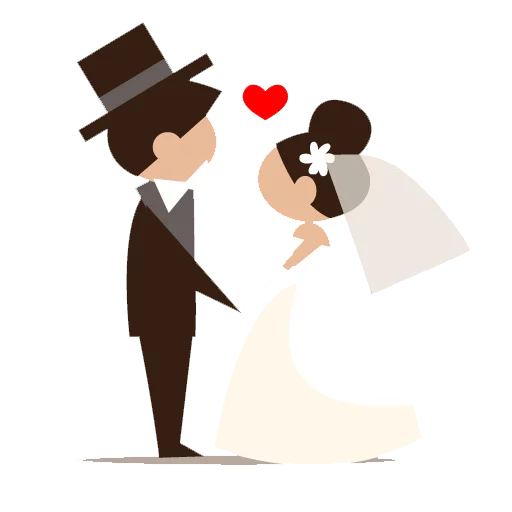 💑 Стикер «Wedding» для Telegram
