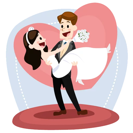 💑 Стикер «Wedding» для Telegram
