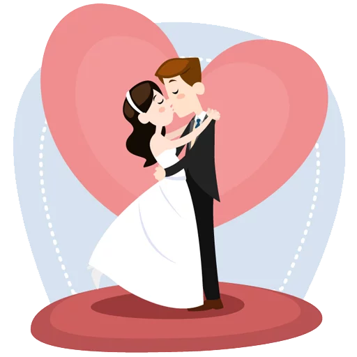 💑 Стикер «Wedding» для Telegram