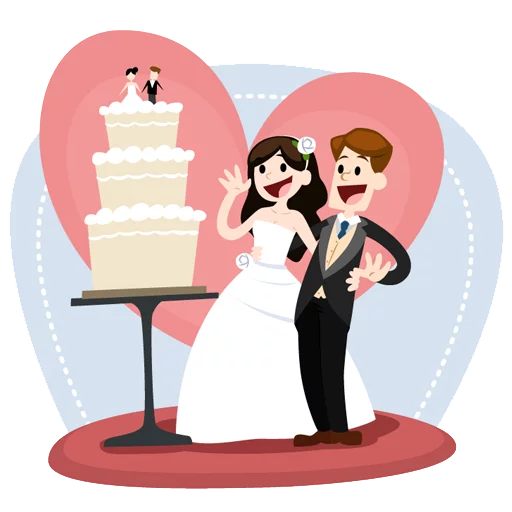 💑 Стикер «Wedding» для Telegram