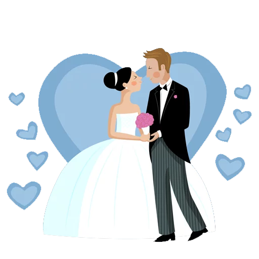 💑 Стикер «Wedding» для Telegram