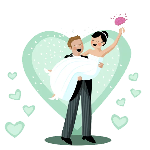 💑 Стикер «Wedding» для Telegram