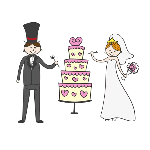 💑 Стикер «Wedding» для Telegram