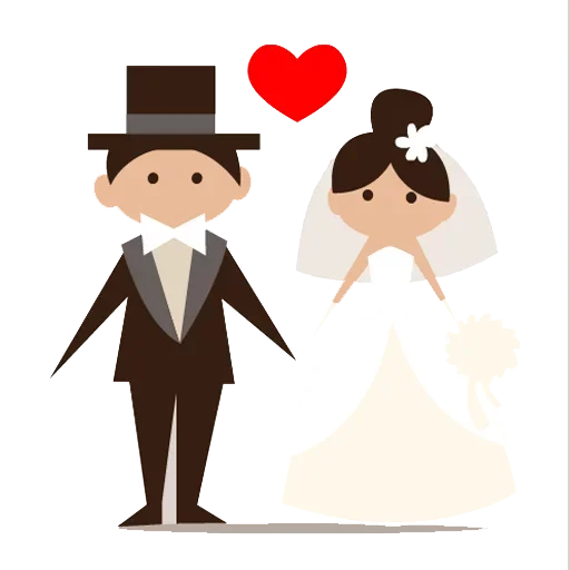 Стикерпак Wedding Time для Telegram