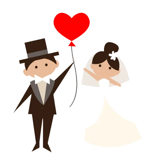 🥰 Стикер «Wedding Time» для Telegram