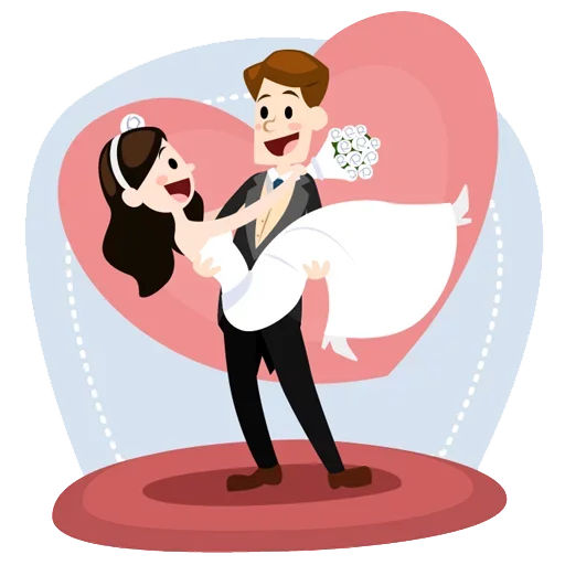 😘 Стикер «Wedding Time» для Telegram