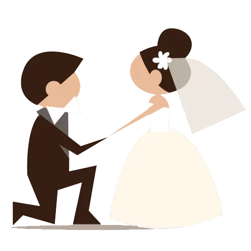 😘 Стикер «Wedding Time» для Telegram