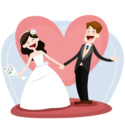 🥰 Стикер «Wedding Time» для Telegram
