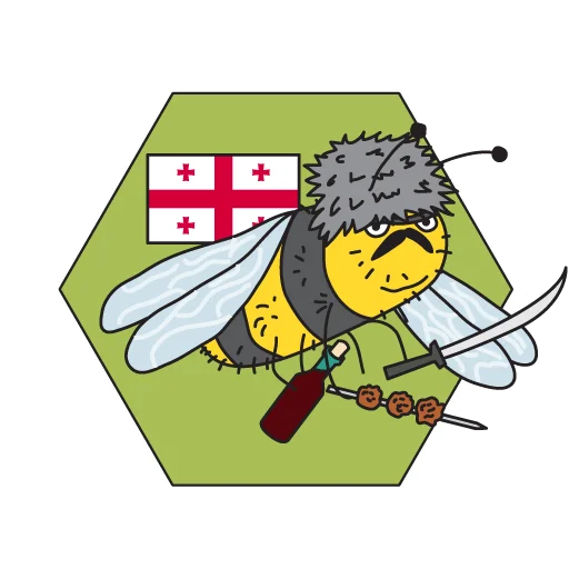 🇬🇪 Стикер «Вершники апокаліпсису» для Telegram
