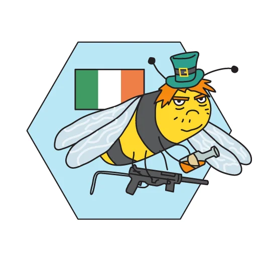 🇮🇪 Стикер «Вершники апокаліпсису» для Telegram