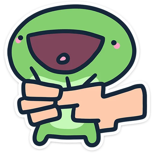 🐸 Стикер «Среда, чуваки» для Telegram