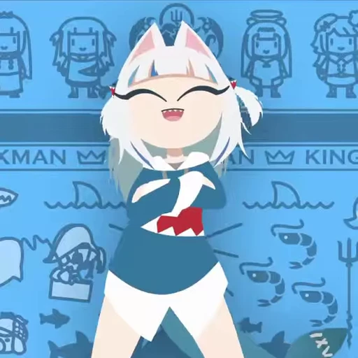 🦈 Стикер «Invincible Weeb Flex» для Telegram
