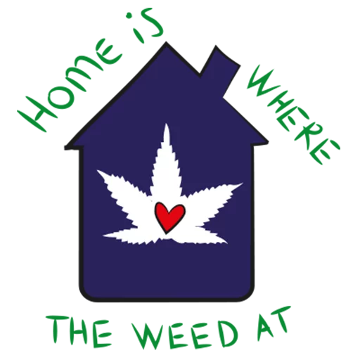 🏠 Стикер «weed» для Telegram