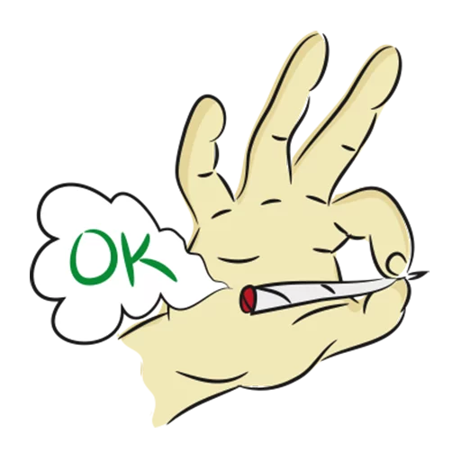 👍 Стикер «weed» для Telegram