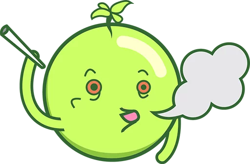 🌿 Стикер «weed» для Telegram