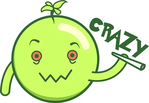 🌿 Стикер «weed» для Telegram