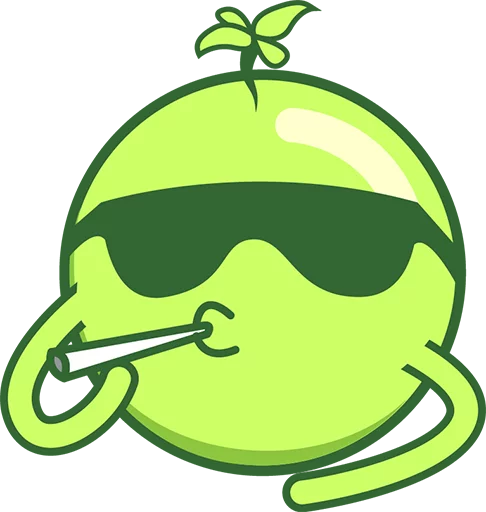 ☘️ Стикер «weed» для Telegram