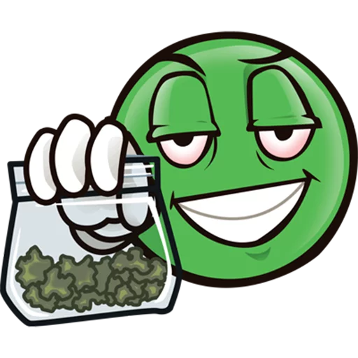 🌿 Стикер «weed» для Telegram