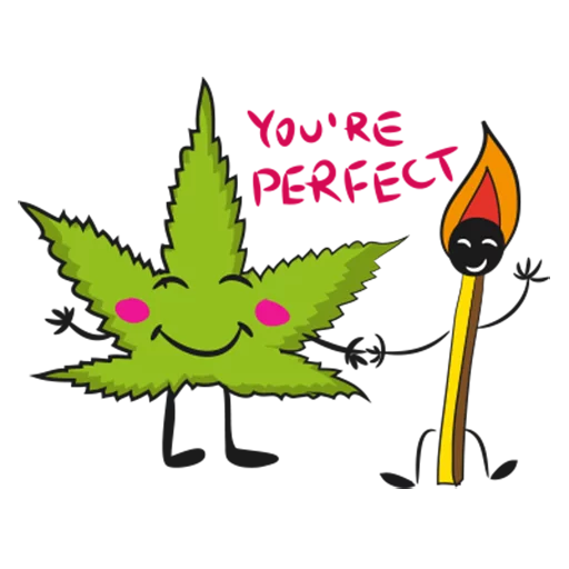🌿 Стикер «weed» для Telegram