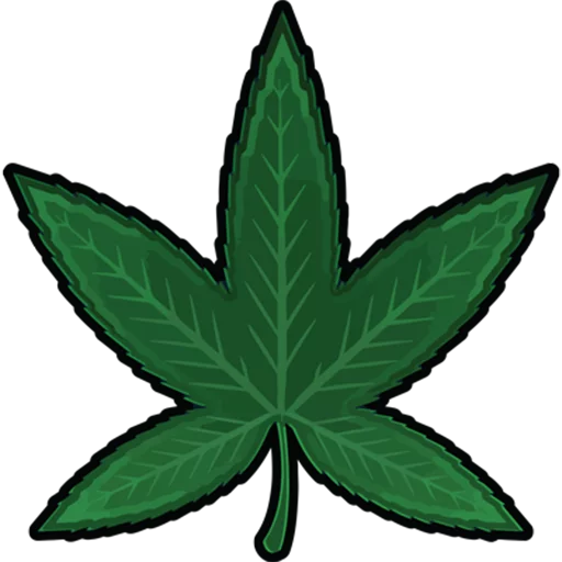 🌿 Стикер «weed» для Telegram