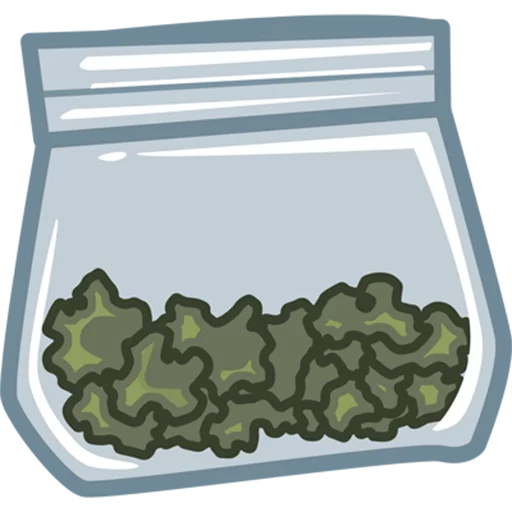 🌿 Стикер «weed» для Telegram