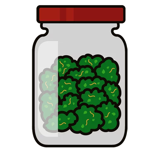 🌿 Стикер «weed» для Telegram