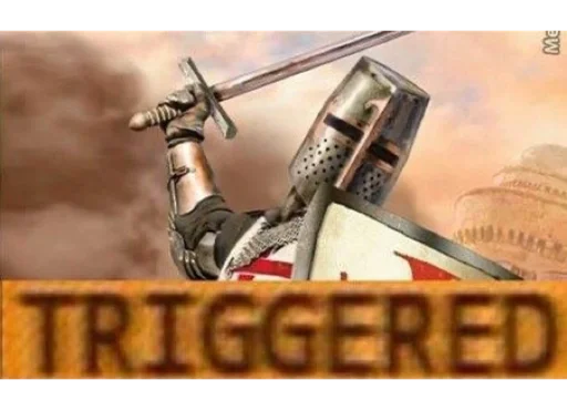 😡 Стикер «CRUSADER MEMES» для Telegram