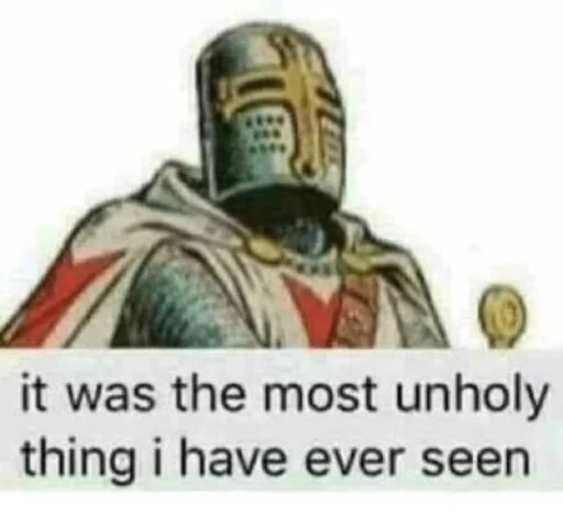 😧 Стикер «CRUSADER MEMES» для Telegram