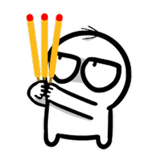 🙏 Стикер «WeirdMoji» для Telegram