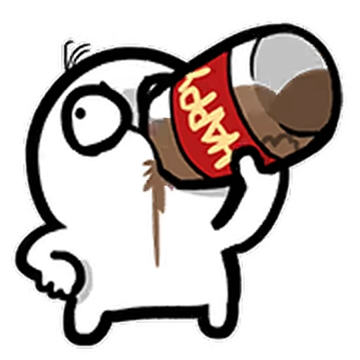 🥤 Стикер «WeirdMoji» для Telegram