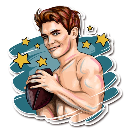 💪 Стикер «Welcome to Riverdale» для Telegram