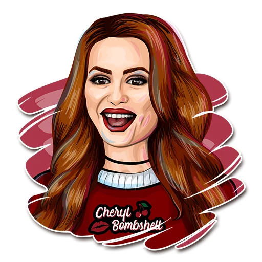 😃 Стикер «Welcome to Riverdale» для Telegram
