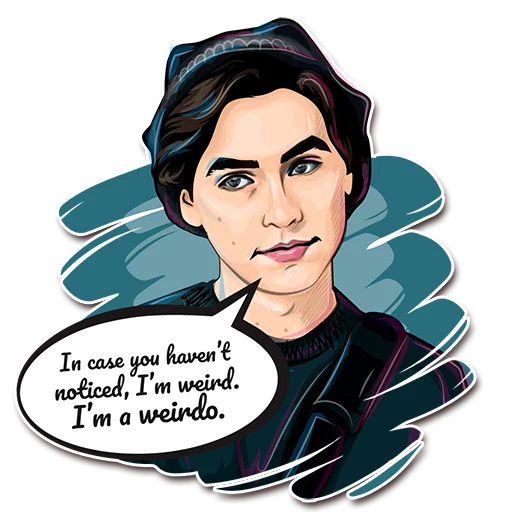 😏 Стикер «Welcome to Riverdale» для Telegram