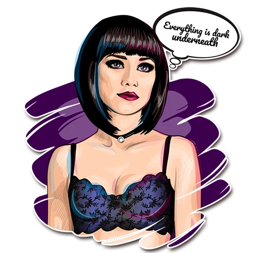 😾 Стикер «Welcome to Riverdale» для Telegram