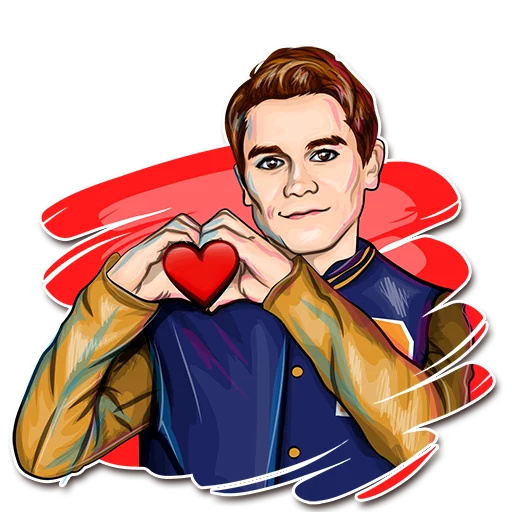 ❤️ Стикер «Welcome to Riverdale» для Telegram
