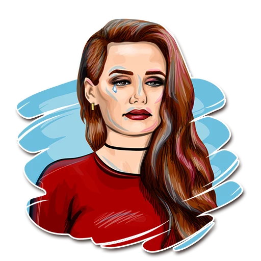 😭 Стикер «Welcome to Riverdale» для Telegram