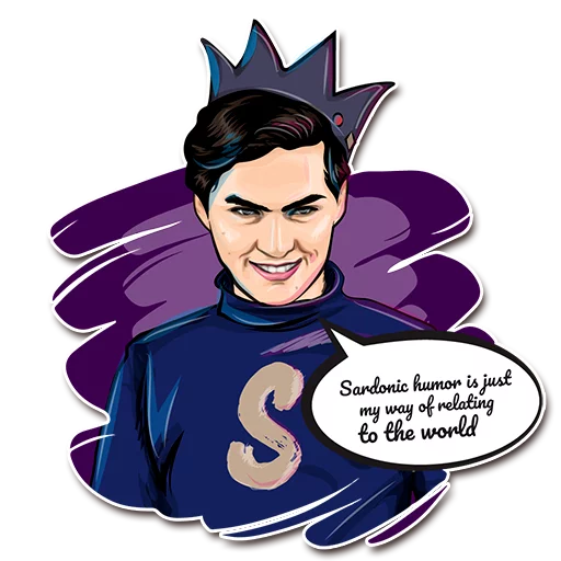 😈 Стикер «Welcome to Riverdale» для Telegram