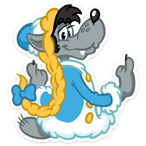 💃 Стикер «Well, happy New Year!» для Telegram